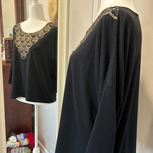 Ruby Rd Embellished Tee - NWOT! - Picture 2 of 9